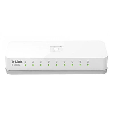Switcheur D-LINK 8 Ports 10/100 Réf:DES-1008C - Livraison Tunisie | IDEAL INFORMATIQUE