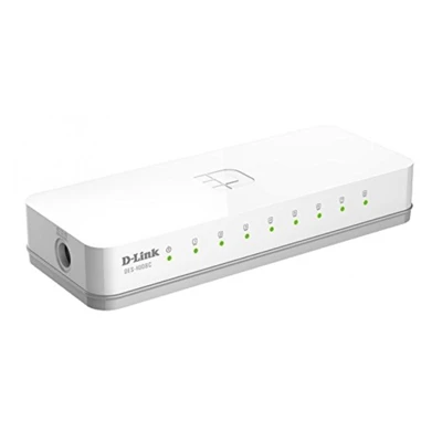 Switcheur D-LINK 8 Ports 10/100 Réf:DES-1008C - Livraison Tunisie | IDEAL INFORMATIQUE