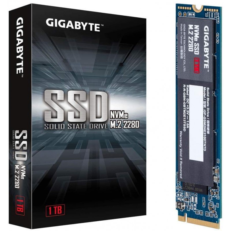 Disque Dur Interne SSD GIGABYTE NVME M2 1TB - Livraison Tunisie | IDEAL INFORMATIQUE