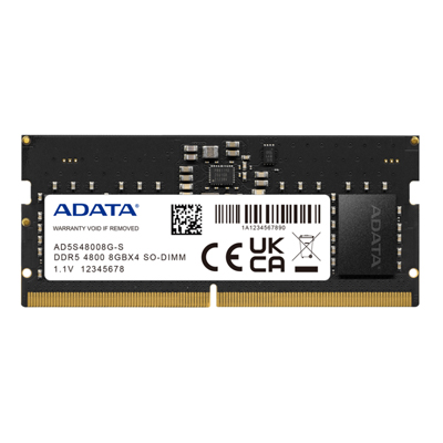 Barrette Mémoire SO-DIMM ADATA 8Go DDR5 - 5600Mhz - Livraison Tunisie | IDEAL INFORMATIQUE