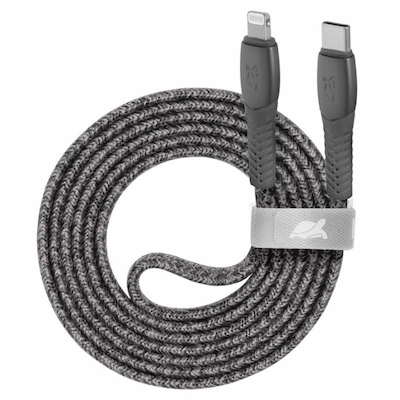 Cable Chargeur RIVACASE PS6107 GR12 Type-C Vers Lightning - Livraison Tunisie | IDEAL INFORMATIQUE