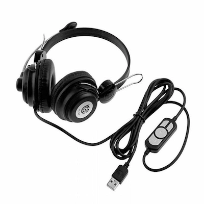 Micro Casque Filaire TC-Q4 USB - Livraison Tunisie | IDEAL INFORMATIQUE