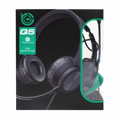Micro Casque Filaire USB TUCCI Q5 - Livraison Tunisie | IDEAL INFORMATIQUE
