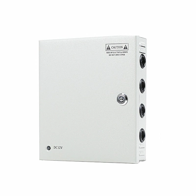 Bloc Alimentation Avec Ventilo En Boitier Et Serrure 12V 10A 9CH (S-120-12) - Livraison Tunisie | IDEAL INFORMATIQUE