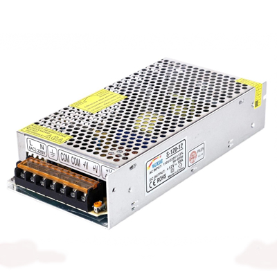 Bloc Alimentation LED IP20 S-120-12 120W 12V 10A - Livraison Tunisie | IDEAL INFORMATIQUE