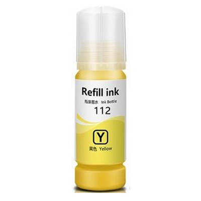 Bouteille D'encre EPSON 112 adaptable YELLOW - Livraison Tunisie | IDEAL INFORMATIQUE