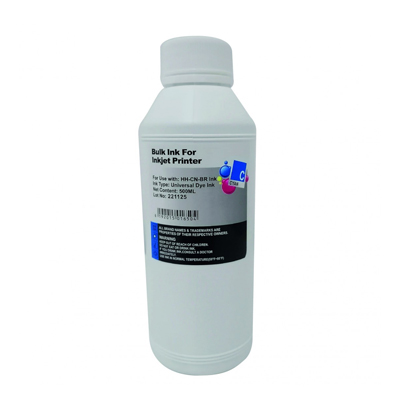 Bouteille Encre Bleu Adaptable de 500ml- - Livraison Tunisie | IDEAL INFORMATIQUE