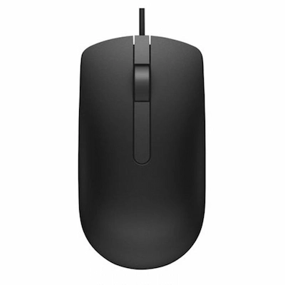 Souris Optique DELL MS116 USB - Noir - Livraison Tunisie | IDEAL INFORMATIQUE