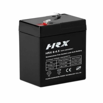 Batterie Plomb Rechargeable HRX 6V 4.5Ah - Livraison Tunisie | IDEAL INFORMATIQUE