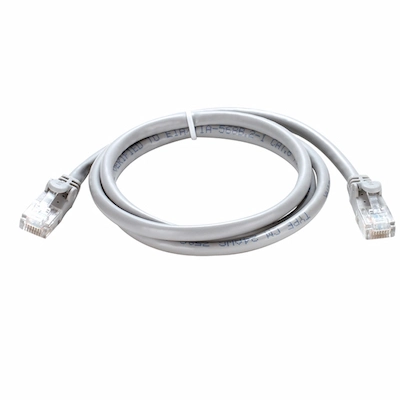 Câble Réseau CAT6 UTP 2M Gris - Livraison Tunisie | IDEAL INFORMATIQUE