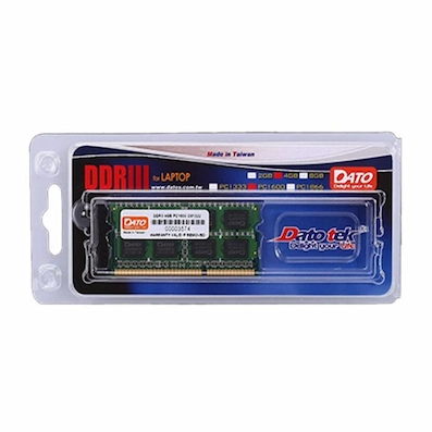 Barrette Mémoire DDR3 4GO PC1333/PC1600 Pour Laptop DATO - Livraison Tunisie | IDEAL INFORMATIQUE