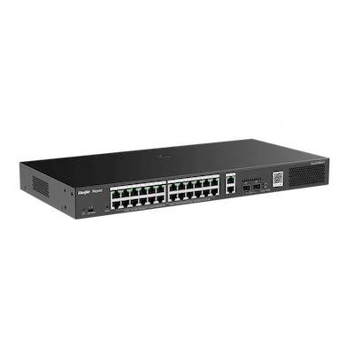 Switcheur RUIJIE 28 Ports Gigabit Managed PoE Intelligent (RG-ES228GS-P) - Livraison Tunisie | IDEAL INFORMATIQUE