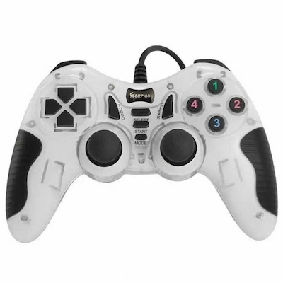 Manette De Jeux Filaire SCORPION SJ606-1 - Livraison Tunisie | IDEAL INFORMATIQUE