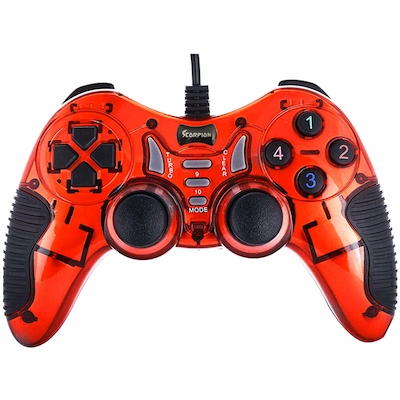Manette De Jeux Filaire SCORPION SJ606-1 - Livraison Tunisie | IDEAL INFORMATIQUE
