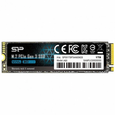 Disque Dur Interne SSD M.2 SILICON POWER A60 1To Gen3x4 - Livraison Tunisie | IDEAL INFORMATIQUE