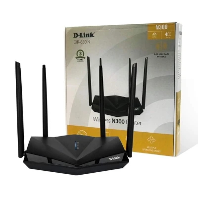 RÉPÉTEUR & ROUTEUR D-LINK 300MBPS DIR-650INENA - NOIR - Livraison Tunisie | IDEAL INFORMATIQUE