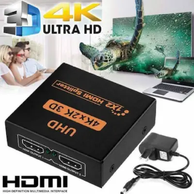 HDMI Splitter 4K - 1X2 - Livraison Tunisie | IDEAL INFORMATIQUE