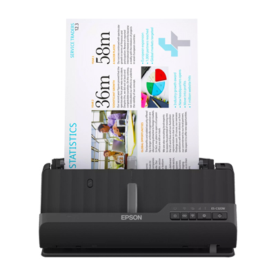Scanner EPSON Wi-Fi compact Epson ES-C320W - Livraison Tunisie | IDEAL INFORMATIQUE