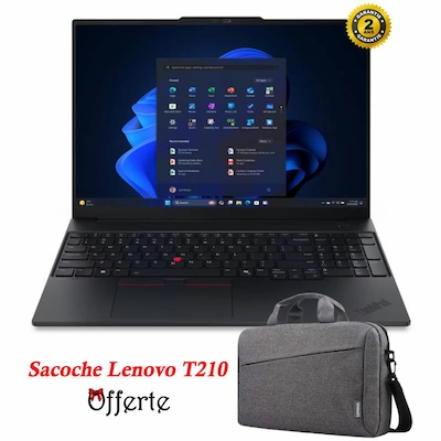 PC Portable LENOVO ThinkPad E16 Gen 3 Ultra 5 225U 8G 512Go SSD - Livraison Tunisie | IDEAL INFORMATIQUE