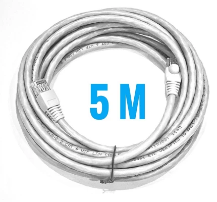 Câble Réseau CAT6 UTP 5m - Livraison Tunisie | IDEAL INFORMATIQUE