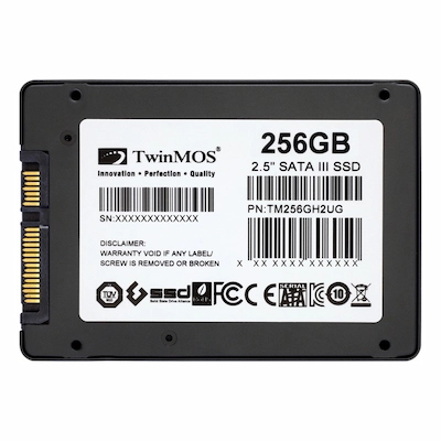 Disque Dur Interne TWINMOS H2 Ultra 256Go SSD 2.5’’ SATA III - Livraison Tunisie | IDEAL INFORMATIQUE