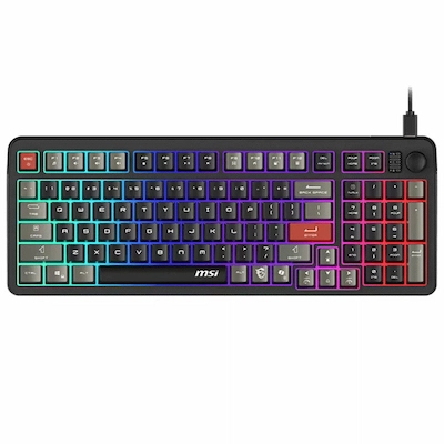 Clavier Gamer Filaire MSI FORGE GK110 AZERTY - Livraison Tunisie | IDEAL INFORMATIQUE