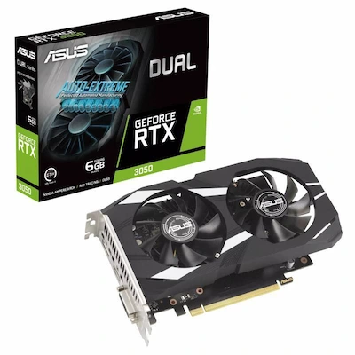 Carte Graphique ASUS Dual GeForce RTX 3050 OC / 6G GDDR6 - Livraison Tunisie | IDEAL INFORMATIQUE