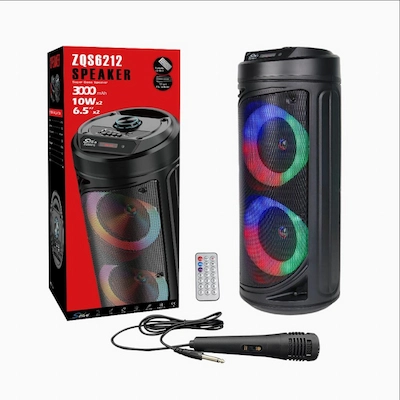 Haut Parleur Sans Fil SING-E avec micro et télécommande ZQS6212 - Livraison Tunisie | IDEAL INFORMATIQUE