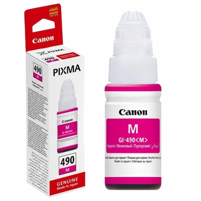 Bouteille d'encre Original Canon GI 490 - Magenta (GI-490-M) - Livraison Tunisie | IDEAL INFORMATIQUE