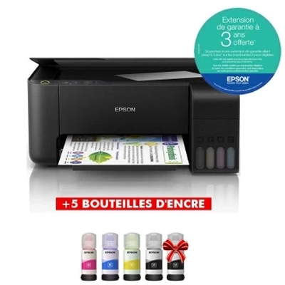 Imprimante EPSON à réservoir intégré 3 en1 L3210 - Livraison Tunisie | IDEAL INFORMATIQUE