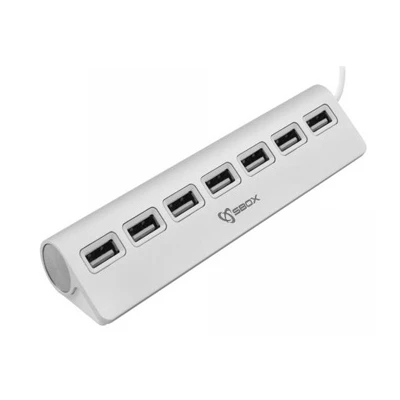HUB USB SBOX 7 PORTS H-207 - Livraison Tunisie | IDEAL INFORMATIQUE