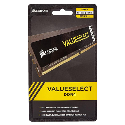 Barrette Mémoire DDR4 16Go 2133Mhz pour PC CORSAIR VALUESELECT - Livraison Tunisie | IDEAL INFORMATIQUE