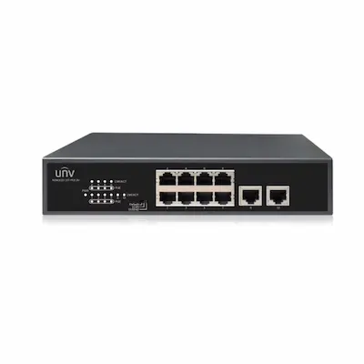 Switcheur UNV 10 PORTS 10/100 M POE - Livraison Tunisie | IDEAL INFORMATIQUE