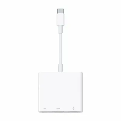 Adaptateur multiport AV numérique USB-C Apple (MW5M3ZM/A) (Model A2119) - Livraison Tunisie | IDEAL INFORMATIQUE