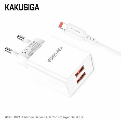 Chargeur Smartphone KAKUSIGA TYPE C KSC-1617 - Livraison Tunisie | IDEAL INFORMATIQUE