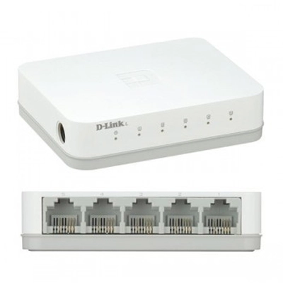 Switcheur D-LINK 5 Ports 10/100 Réf: DES-1005C/E - Livraison Tunisie | IDEAL INFORMATIQUE