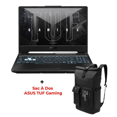 PC Portable Gamer ASUS TUF Gaming A15 AMD RYZEN 7 8Go RTX 3050 - Livraison Tunisie | IDEAL INFORMATIQUE