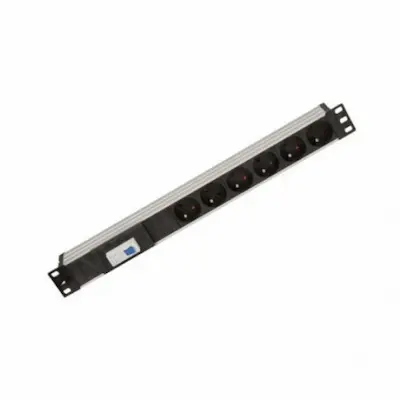 Multiprise 6 prises françaises avec disjoncteur WT-2260C-FR - Livraison Tunisie | IDEAL INFORMATIQUE