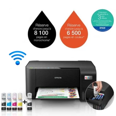 Imprimante EPSON à réservoir intégré L3251 Wifi - Livraison Tunisie | IDEAL INFORMATIQUE