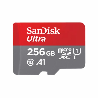 Carte Mémoire SANDISK Micro 256GO CLASS 10 - Livraison Tunisie | IDEAL INFORMATIQUE