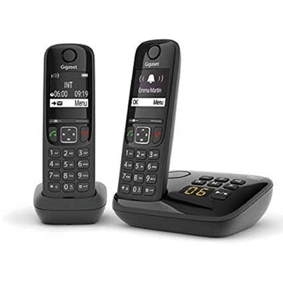 Téléphone Sans Fil GIGASET Duo AS690A - Noir - Livraison Tunisie | IDEAL INFORMATIQUE