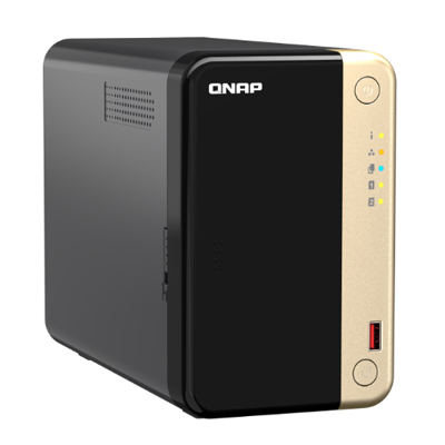 Serveur NAS QNAP 4 Baies TS-264-8G Intel Celeron N4505 - Livraison Tunisie | IDEAL INFORMATIQUE