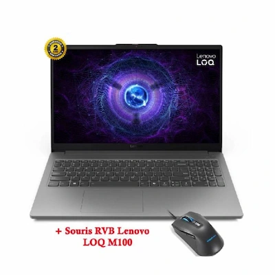 PC Portable Gamer LENOVO LOQ 15IAX9E i5 12ème Gén 16Go RTX 2050 - Livraison Tunisie | IDEAL INFORMATIQUE