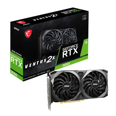 Carte Graphique MSI GeForce RTX 3050 VENTUS 2X OC - Livraison Tunisie | IDEAL INFORMATIQUE