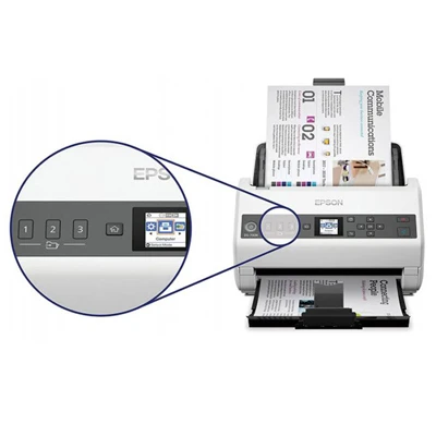 Scanner EPSON workforce DS-730N A4 recto-verso réseau - Livraison Tunisie | IDEAL INFORMATIQUE