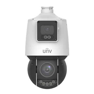 Camera Réseau UNIVIEW PTZ Lighthunter à Double Objectif 4MP+4MP (IPC94144SFW-X25-F40C) - Livraison Tunisie | IDEAL INFORMATIQUE