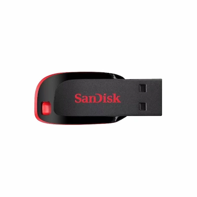 Flash Disk SANDISK Cruzer Blade 32Go USB 2.0 - Livraison Tunisie | IDEAL INFORMATIQUE
